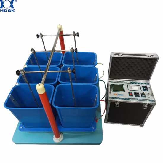 Sistema di prova per stivali isolanti elettrici automatici ad alta tensione Guanti isolati Hipot Tester di integrità della tensione