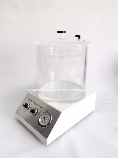 Tester di tenuta sottovuoto per bottiglie di plastica Attrezzatura per prove di tenuta sulle prestazioni delle guarnizioni per imballaggi DH