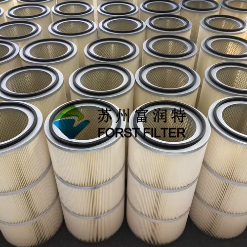 Filtro a cartuccia d'aria con supporto filtrante in rotolo HEPA Forst da 0,3 micron