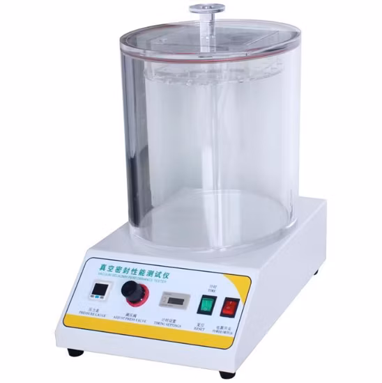 Astmd3078 Tester di tenuta a pressione per rilevamento perdite di test del vuoto per bottiglia