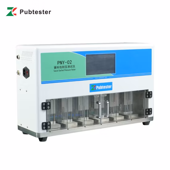 Tester di compressione dell'integrità della guarnizione dei sacchetti per imballaggi liquidi Produttore cinese